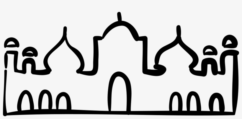 Orient Building Hand Drawn Outline Comments - Building, transparent png #1446891