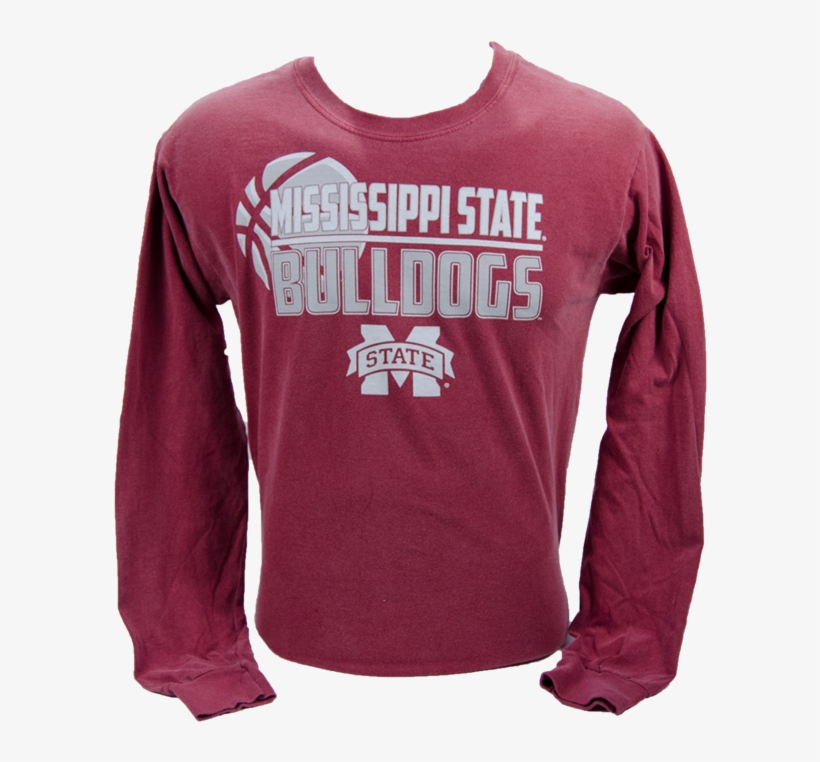 Comfort Colors Outline Mississippi State Bulldogs Banner - Mississippi State University, transparent png #1446939