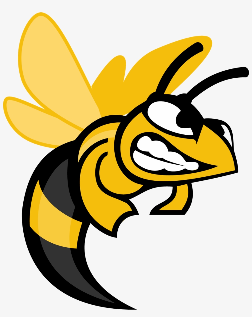 Hornet Clipart Georgia Tech - Angry Bee Clipart Png, transparent png #1447095