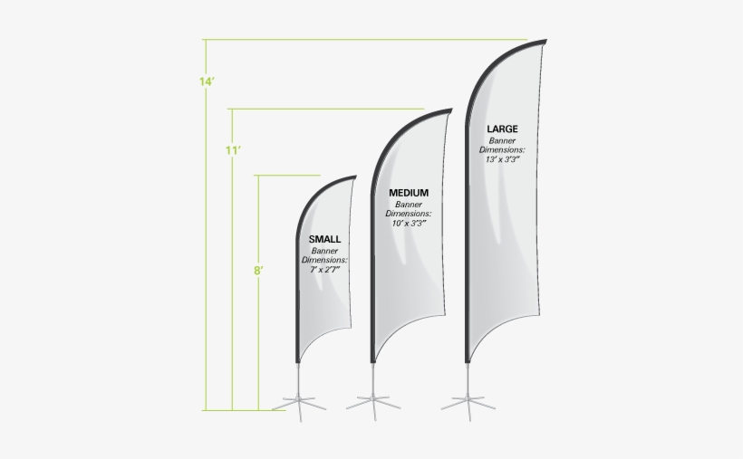 Bow Banner Spec Sheet - Bow Flags, transparent png #1447244