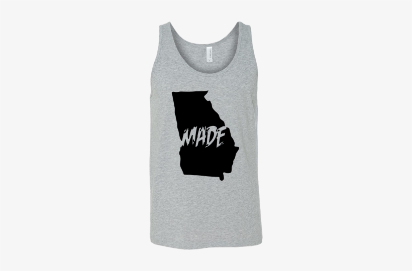 1georgia Made Outline - Llama Animal Groove Tank Top, transparent png #1447477