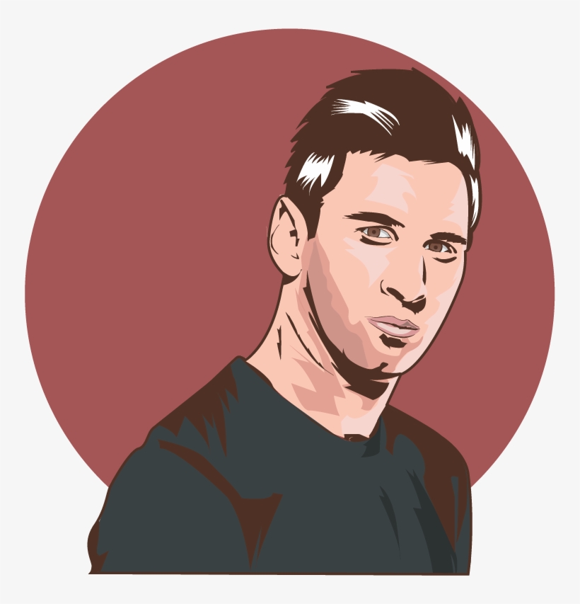 Lionel Messi Cartoon Drawing - Cartoon Messi Drawing - Free Transparent PNG  Download - PNGkey