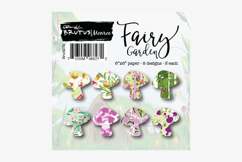 Fairy Garden - Paper Pad - Brutus Monroe Clear Stamps Watercolor Background Bru6449., transparent png #1449841