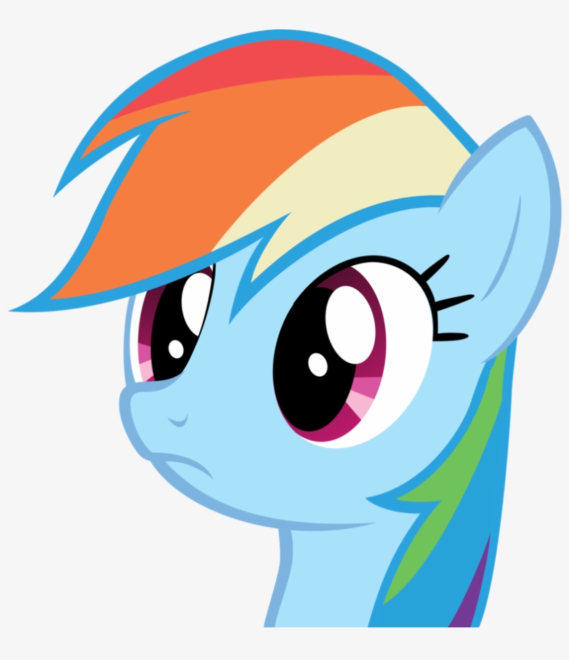 1397754740835 - Rainbow Dash With A Horn, transparent png #1449963