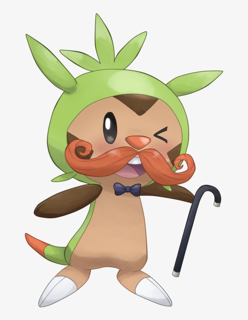 Sir Vi By Kyokochibi - Chespin With A Mustache, transparent png #1450502