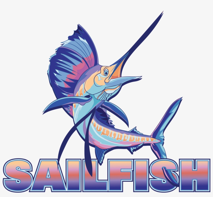 Sailfish Art Sample By Get'n Graphic Design - Illustration, transparent png #1450897