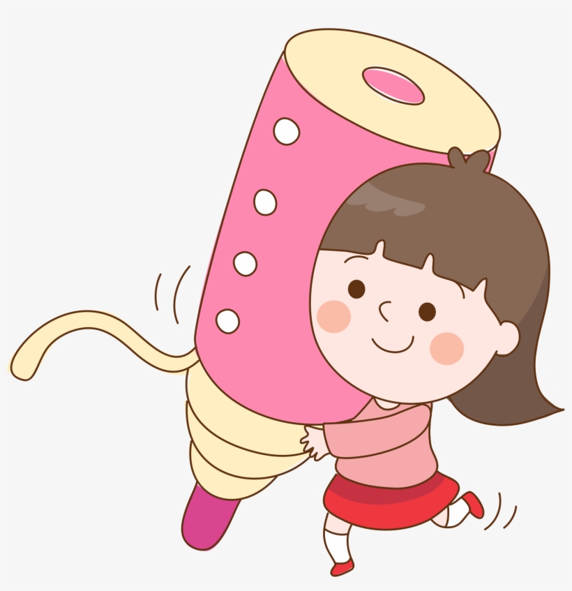 Paper Ink Brush Cartoon - 可愛 卡通 兒童 插畫 - Free Transparent PNG Download