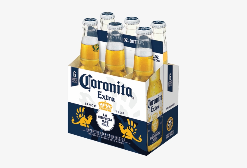 Corona Beer Png - Corona Extra Beer - 6 Pack, 12 Fl Oz Bottles, transparent png #1451555