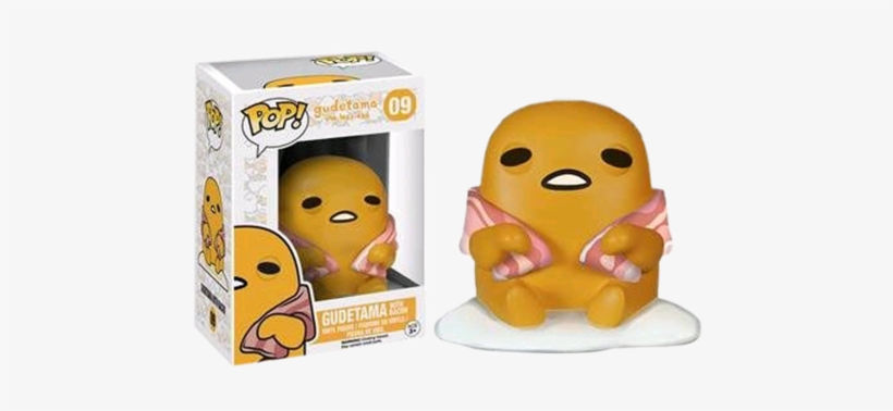 Gudetama W/bacon Pop - Funko Pop Sanrio Gudetama, transparent png #1451612