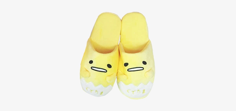 Gudetama Slippers - Beautiful Girl Shoes Gudetama Slippers, transparent png #1451643