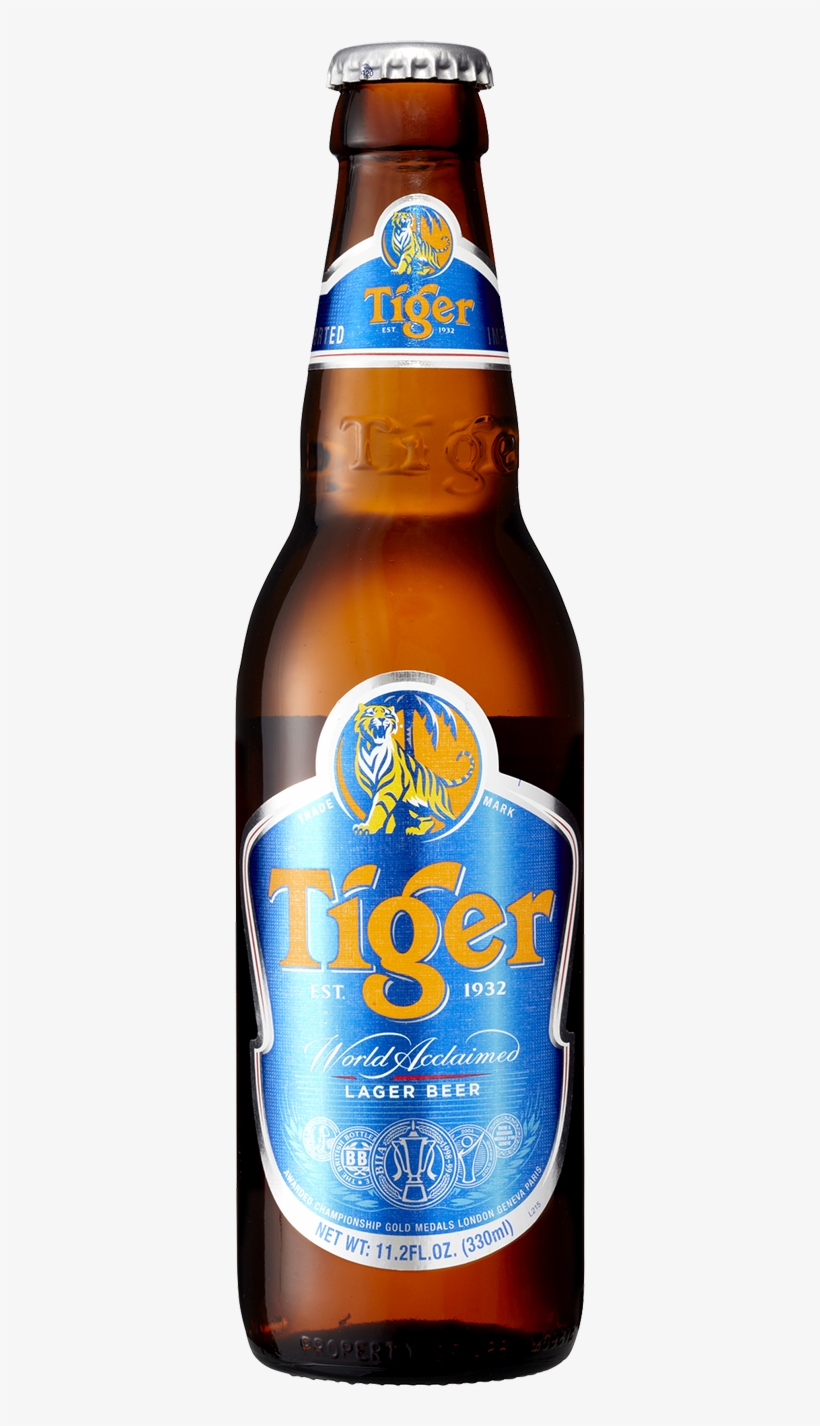 Tiger Beer - Tiger Beer Bottle Png, transparent png #1451717