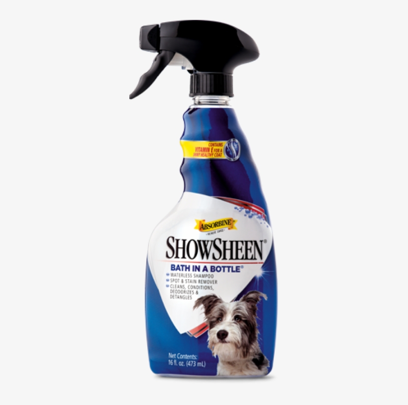 Absorbine Showsheen Bath In A Bottle - Absorbine Showsheen Dog Bath In A Bottle, transparent png #1451924