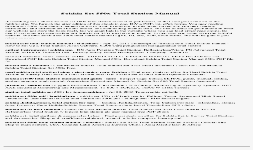 Manual Topcon Ebook Rh Manual Topcon Ebook Logoutev - Sokkia, transparent png #1452013