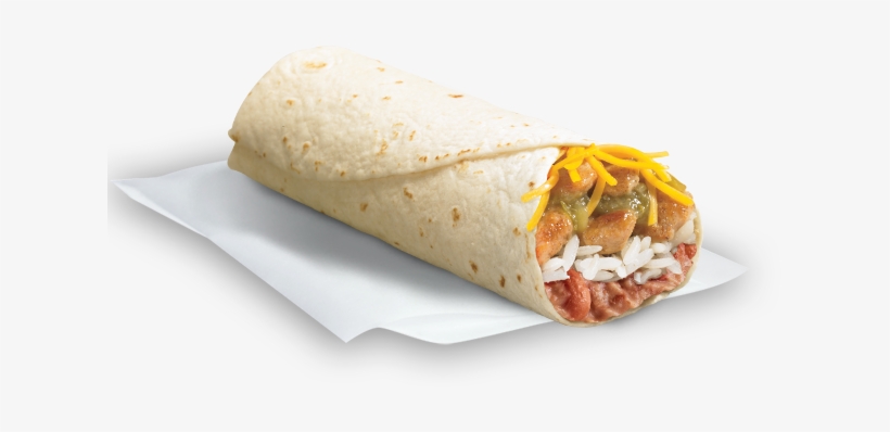 Spicy Grilled Chicken Burrito Del Taco, transparent png #1452127