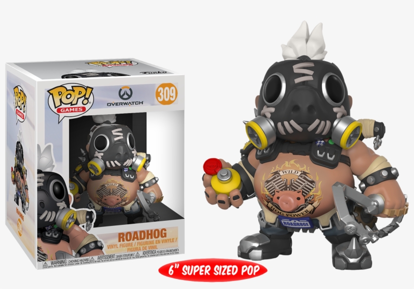 Overwatch - Overwatch Funko Pop Roadhog, transparent png #1452528