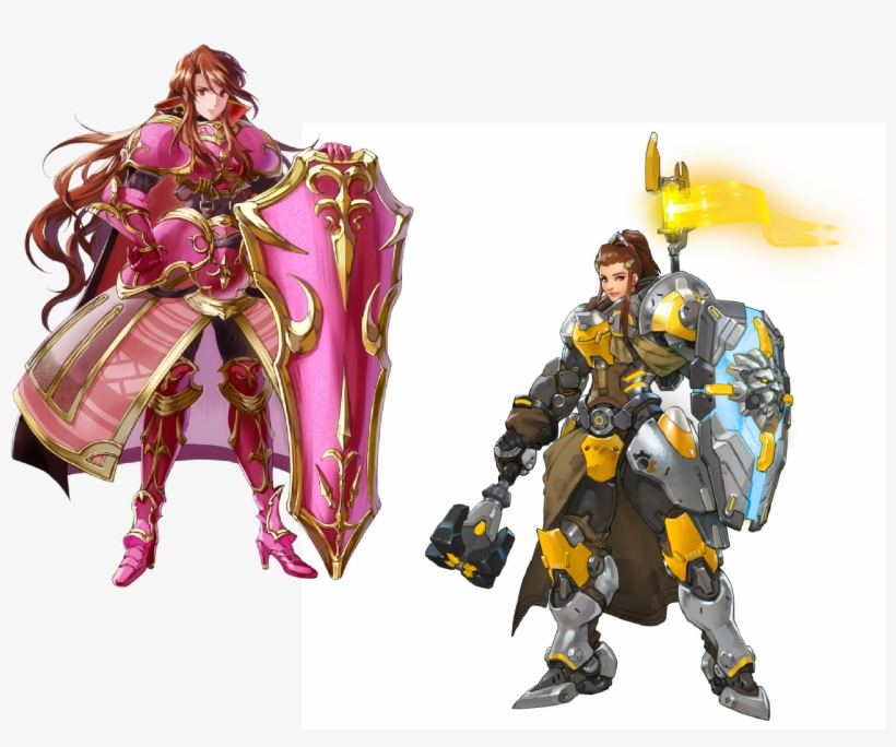 Brigitte X Sheena Overwatch, Nintendo, Artworks, Art - Brigitte Overwatch, transparent png #1452553