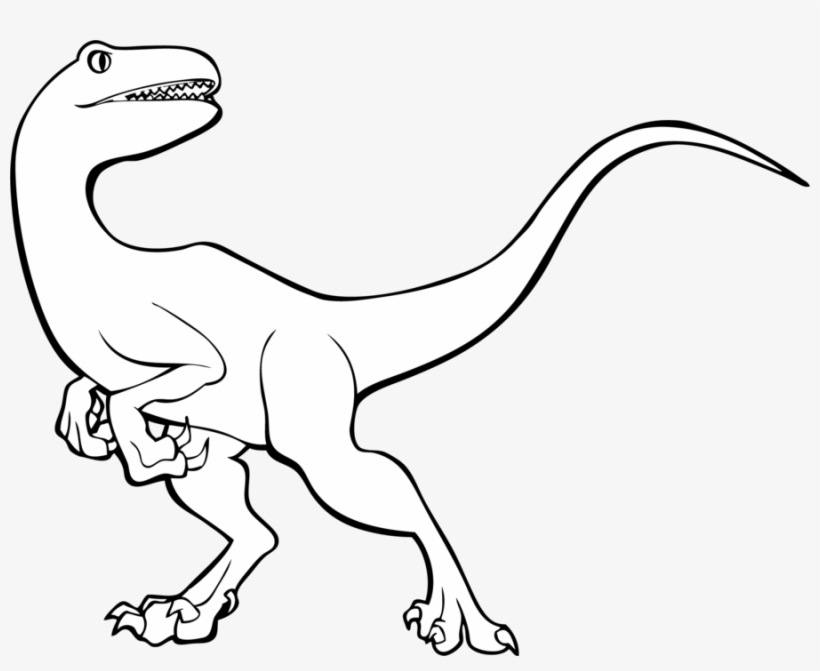 Raptor Dinosaur Drawing At Getdrawings - Raptor Dinosaur Drawing, transparent png #1452749