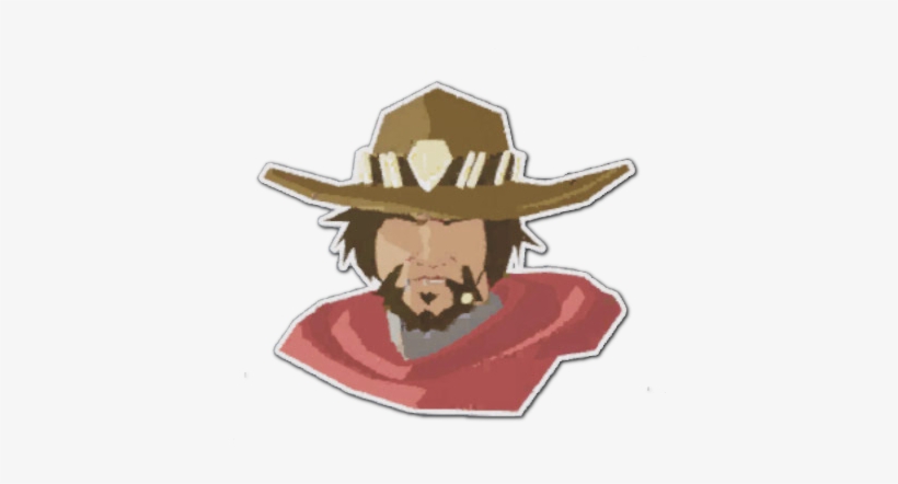 Mccree Hat Png - Overwatch Mccree Sprays, transparent png #1453030