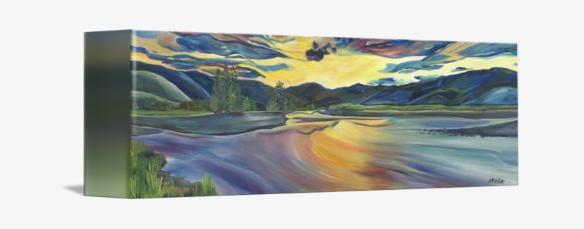 Lees Valley, New Zealand - Gallery-wrapped Canvas Art Print 10 X 3 Entitled Lees, transparent png #1453195