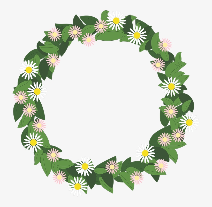 Wreath Clipart Pixel - Gambar Lingkaran Bunga, transparent png #1453242