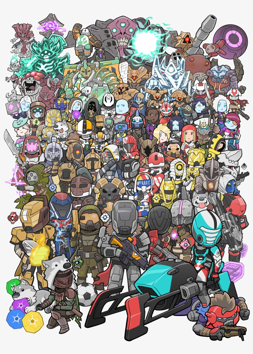 Destiny Videos, Destiny Video Game, Video Game Art, - Destiny 1,000-piece Puzzle, transparent png #1453475