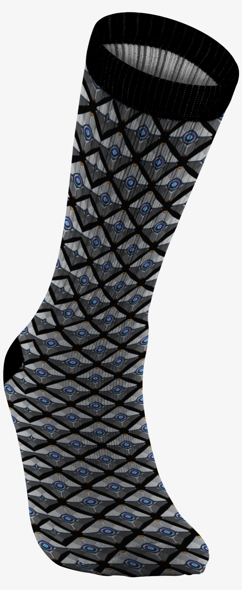 Destiny Ghost Socks - Sock, transparent png #1453503