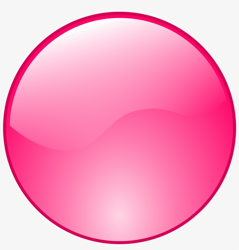 Pink Dot Png - Pink Button Png, transparent png #1453661