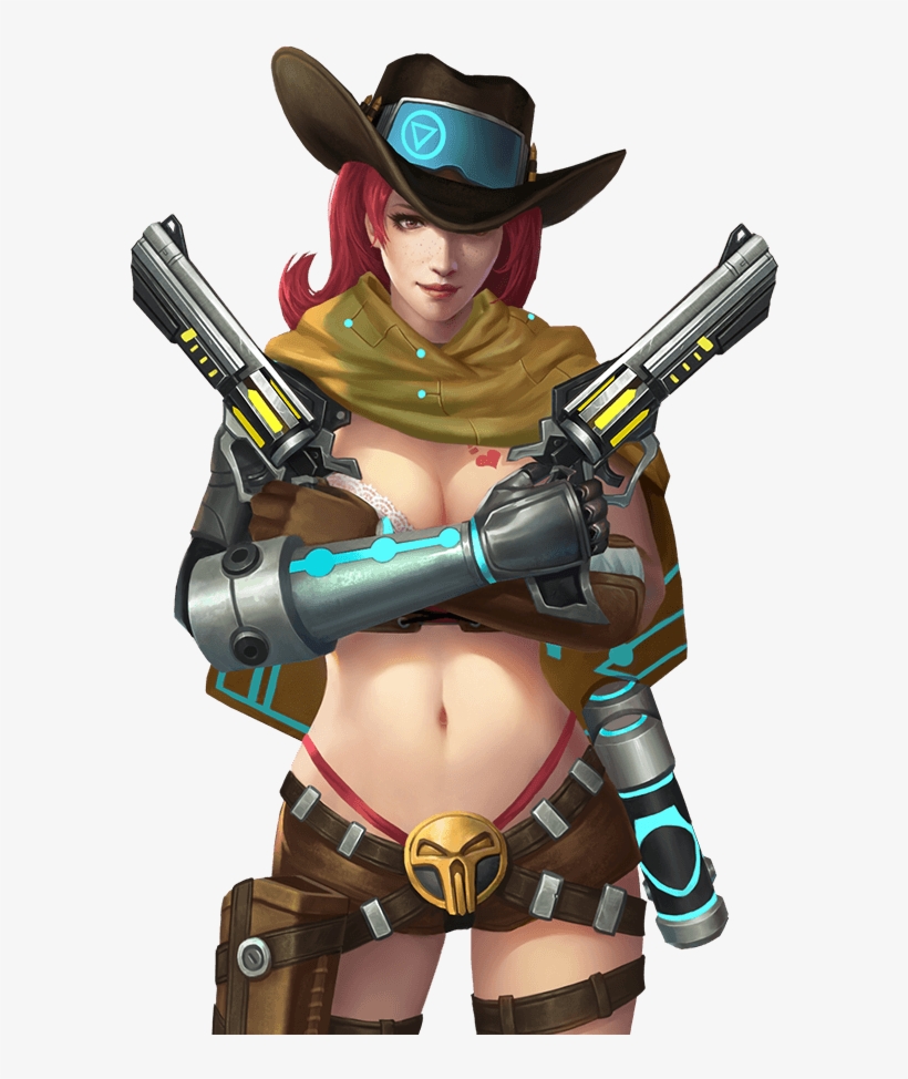 And Finally, Half-naked Mccree - Hero Mission Female Mccree, transparent png #1453690