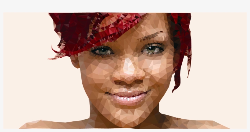 Rihanna - Rihanna Fenty Hot Topless Singer Music 32x24 Print, transparent png #1453787