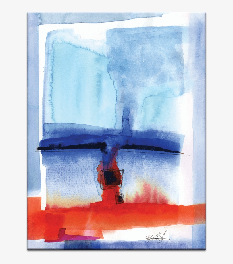 Watercolor Abstraction - Artist Lane Watercolor Abstraction 126 By Kathy Morton, transparent png #1454069