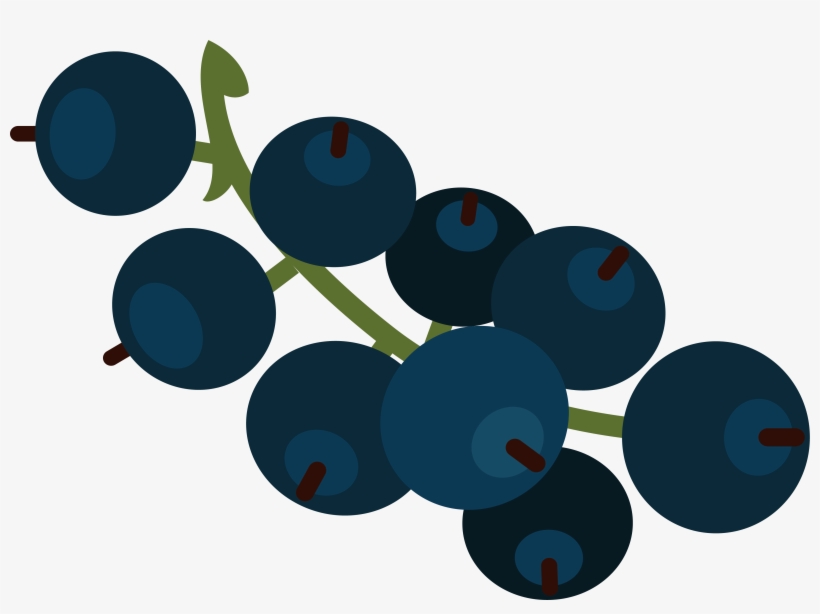 Blueberry Cartoon Redcurrant Fruit - Icon Free Currant, transparent png #1454278