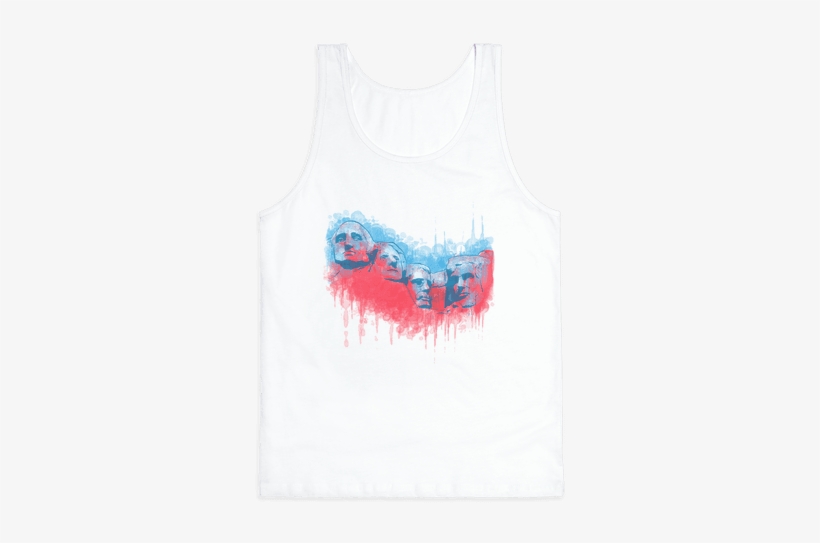 Watercolor Rushmore Tank Top - Watercolor Rushmore Iphone Case: Funny Iphone Case, transparent png #1454473