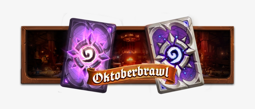 Get Ready To Rumble In Oktoberbrawl - Hearthstone Twitch Prime Card Back, transparent png #1454712