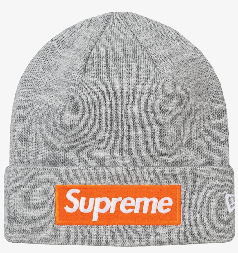 new era supreme box logo beanie