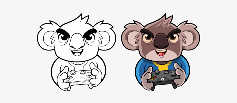 Dumpy Koala - Koalas Mascot Logo, transparent png #1454983
