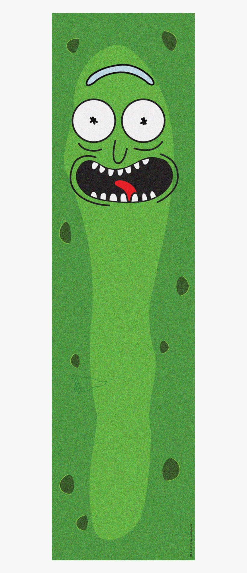 Primitive Pickle Rick Griptape - Pickle Rick Snowboard, transparent png #1455071