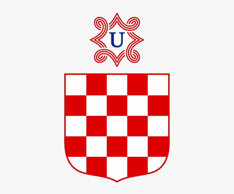 Flag Of The Independent State Of Croatia - Croatian Coat Of Arms, transparent png #1455120