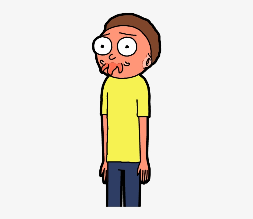Squid Face Morty - Rick And Morty Hawaii, transparent png #1455309