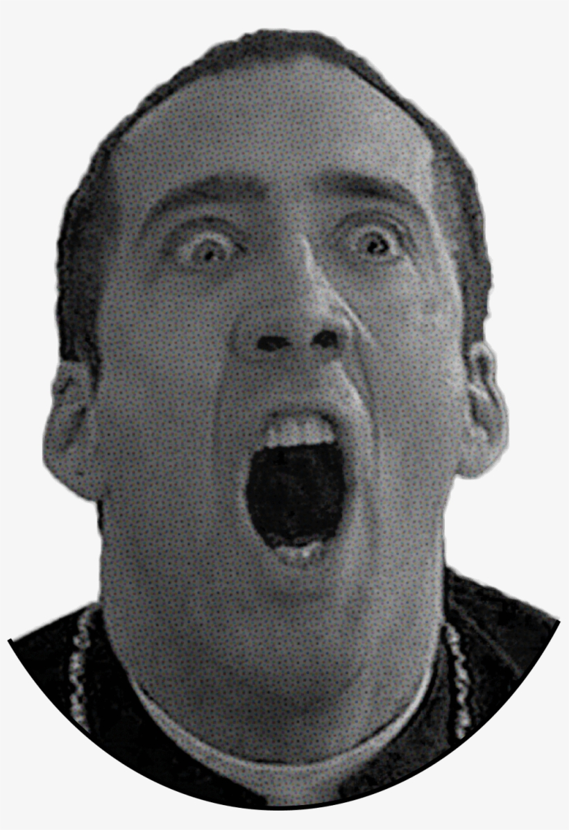 Nicolas Cage Face Png - Nic Cage, transparent png #1455395