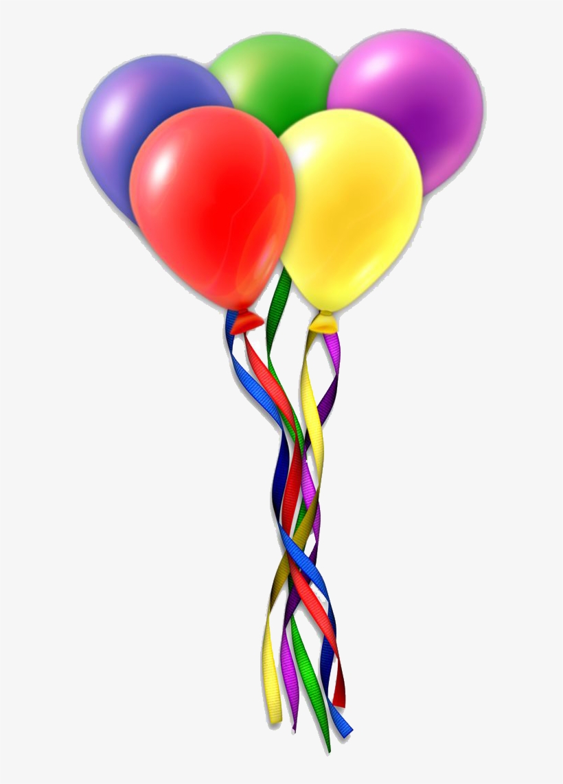 An Object Made Of Brightly-coloured Thin Rubber, That - Happy Birthday Png Background, transparent png #1456228