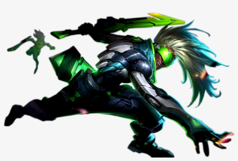 Picture Library Stock Of Legends Ekko Render By Popokupingupop - League Of Legends Png, transparent png #1456232