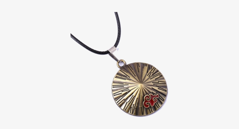 Naruto Akatsuki Metal Alloy Necklace - Colar Da Amizade Naruto, transparent png #1456317