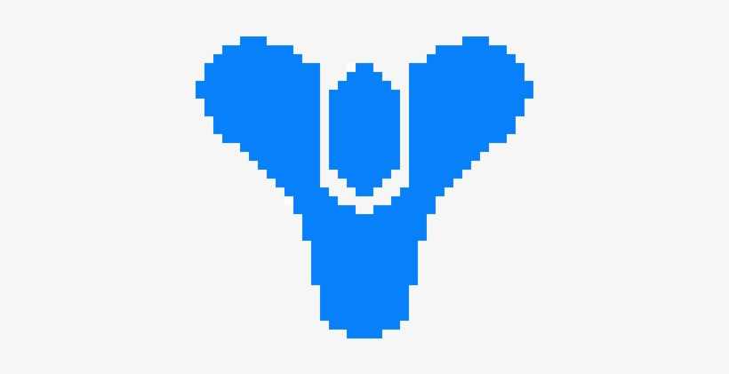 Destiny Logo - Destiny Symbol Pixel Art, transparent png #1457065