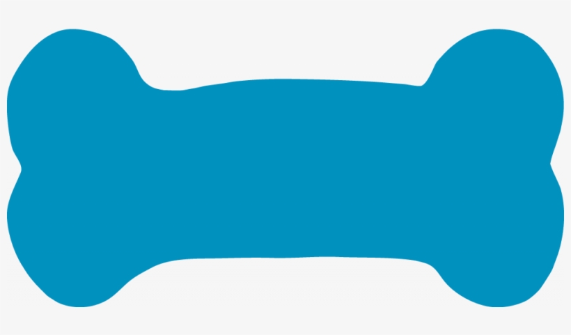 Custom Dog Bone Car Magnets - Blue Bone Clip Art, transparent png #1457382