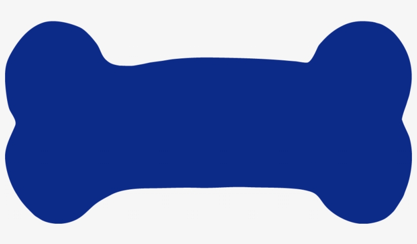 Tag For Dog Bone - Blue Dog Bone Clipart, transparent png #1457434