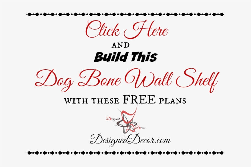 Build This Dog Bone Wall Shelf Free Plans Ryobi Nation - Pilates, transparent png #1457822