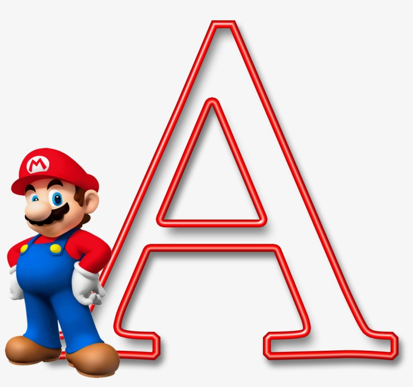 A Mario Party, Mario Bros - Alfabeto Mario Bros, transparent png #1457980