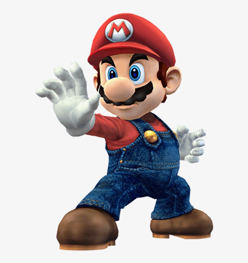 Mario Smash 4 Png - Super Smash Bros Brawl Mario Png, transparent png #1458039
