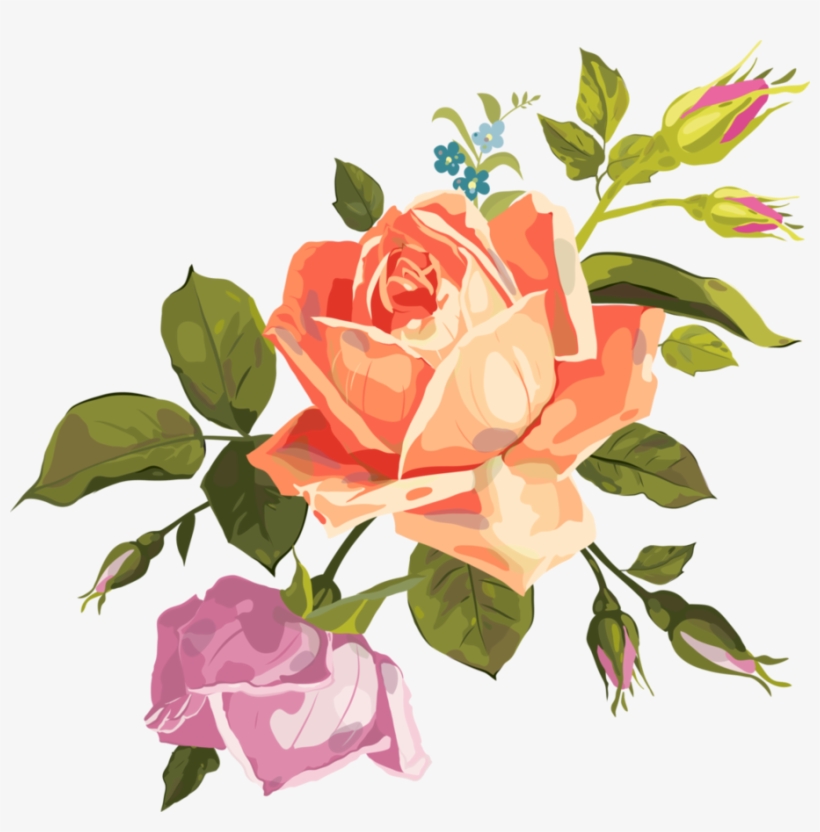Roses Vector Png - Roses Png Vector, transparent png #1458092