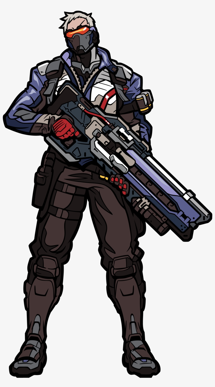 76 - Soldier 76, transparent png #1458273